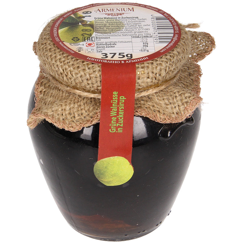 Варенье из грецких орехов